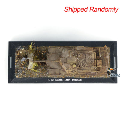Henglong 1/72 Sclae Plastic US Abrams M1A2 Tank 3918 Static Scene Model Without Sounds Smoke With 360?? Manual Rotating Turret