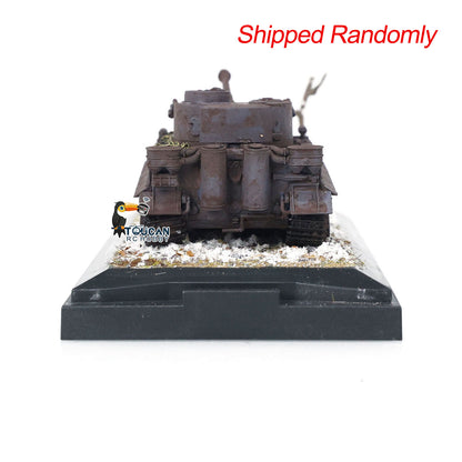 Henglong Static Tank 1/72 Scale Plastic Germany Tiger I 3818 Finished Tank Armored Vehicle Without Motor Toy Model
