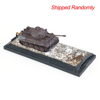Henglong Static Tank 1/72 Scale Plastic Germany Tiger I 3818 Finished Tank Armored Vehicle Without Motor Toy Model