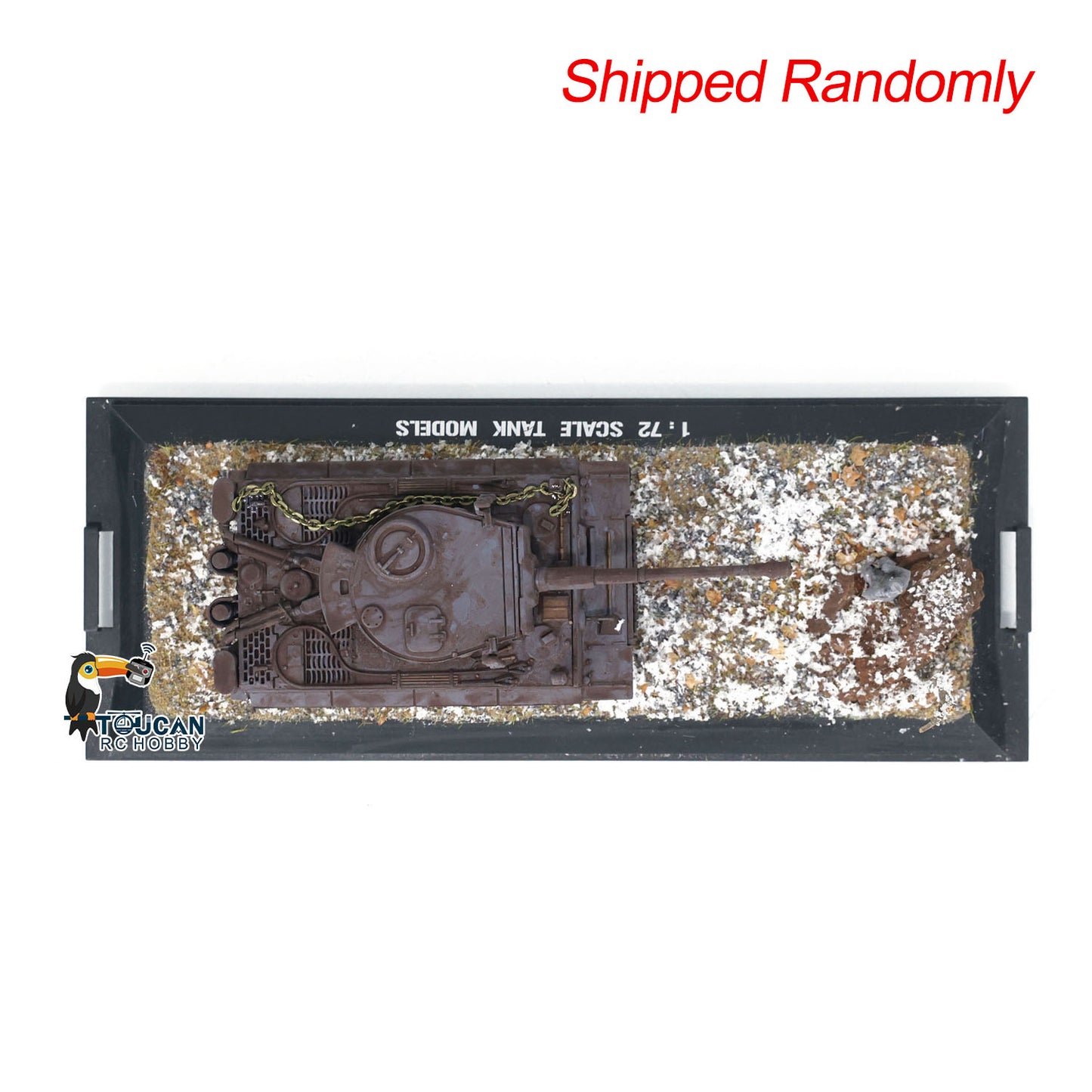 Henglong Static Tank 1/72 Scale Plastic Germany Tiger I 3818 Finished Tank Armored Vehicle Without Motor Toy Model