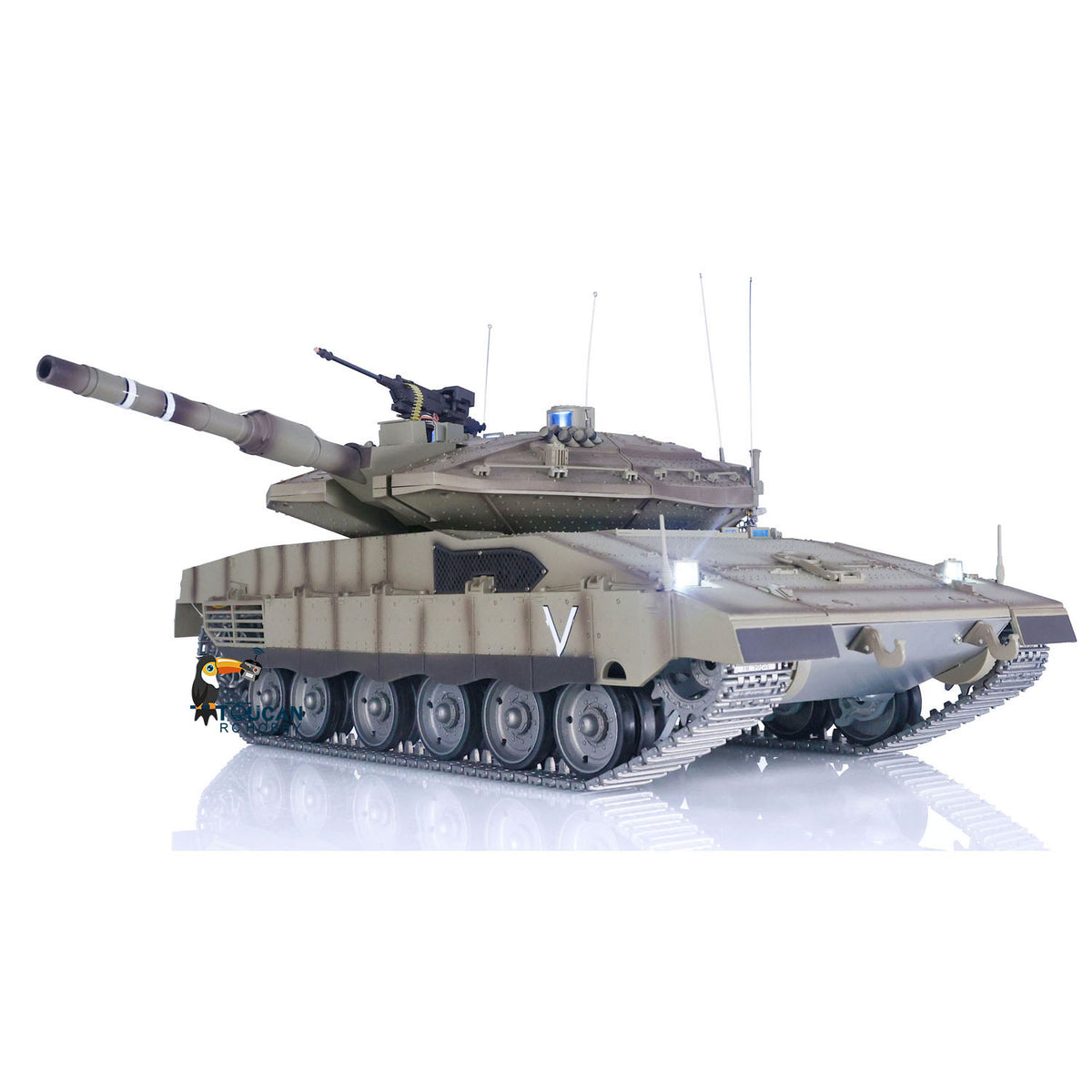 HengLong 1/16 TK7.1 IDF Merkava MK IV 3958 RTR RC Tank with FPV 360 Degrees Turret 