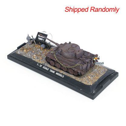 Henglong Static Tank 1/72 Scale Plastic Germany Tiger I 3818 Finished Tank Armored Vehicle Without Motor Toy Model