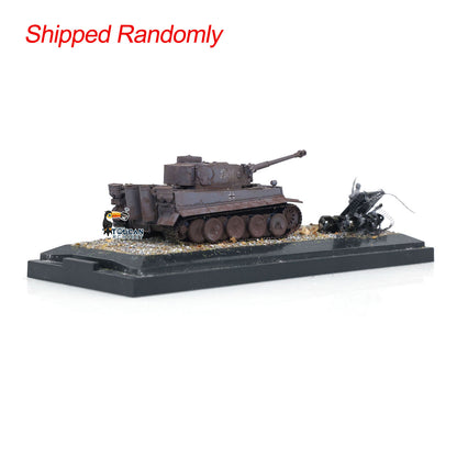 Henglong Static Tank 1/72 Scale Plastic Germany Tiger I 3818 Finished Tank Armored Vehicle Without Motor Toy Model