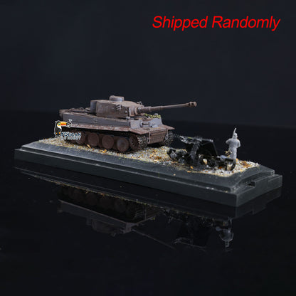 Henglong Static Tank 1/72 Scale Plastic Germany Tiger I 3818 Finished Tank Armored Vehicle Without Motor Toy Model