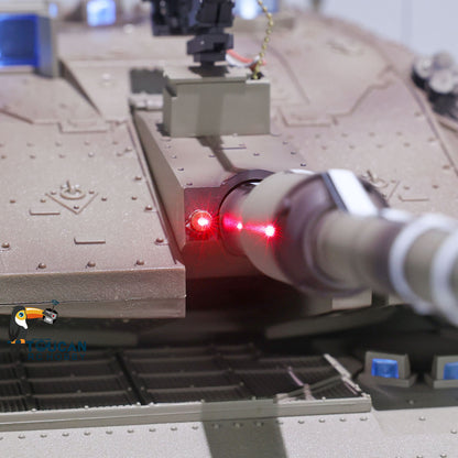 HengLong 1/16 TK7.1 IDF Merkava MK IV 3958 RTR RC Tank with FPV Infrared Combat Smoke Unit BB Sounds Lights System