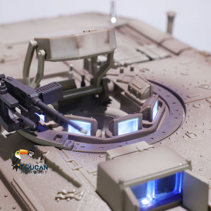 HengLong 1/16 TK7.1 IDF Merkava MK IV 3958 RTR RC Tank with FPV 360 Degrees Turret IR Smoke Unit BB Sounds Lights Metal Chassis Steel Gearbox