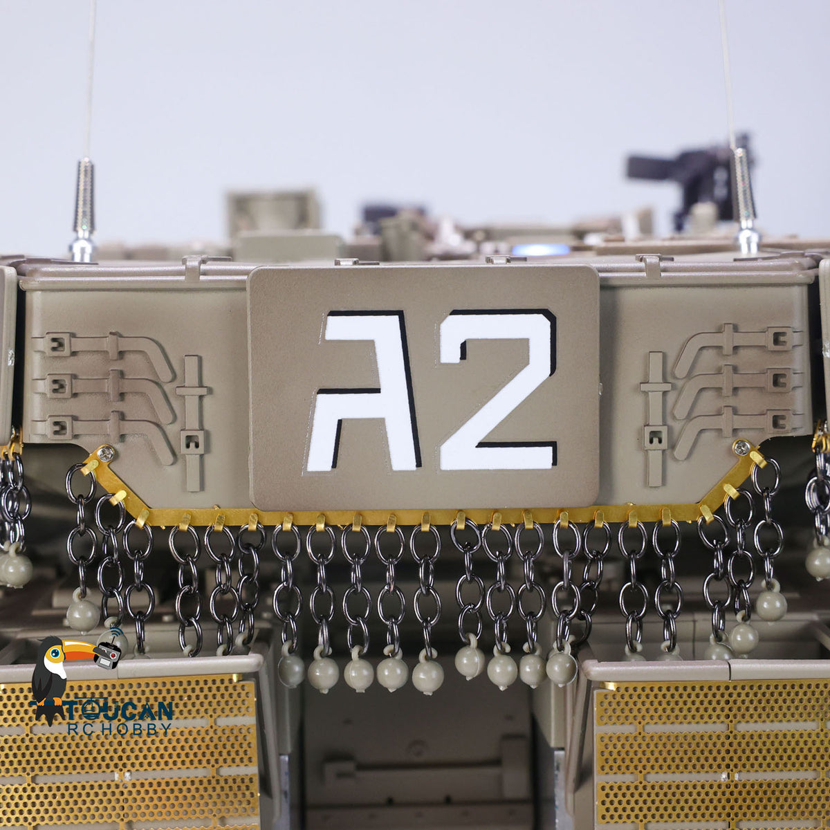 HengLong 1/16 TK7.1 IDF Merkava MK IV 3958 RTR RC Tank with Metal Chassis Steel Gearbox
