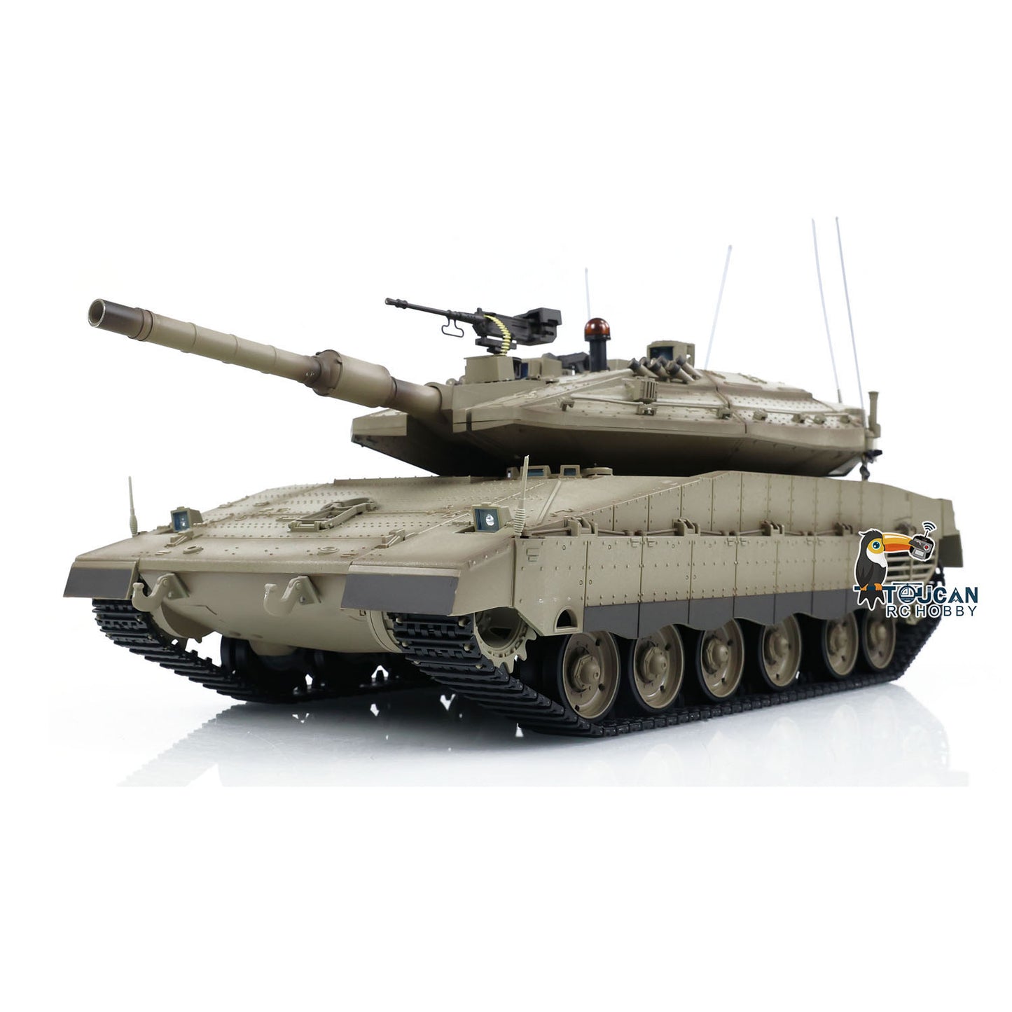 Heng Long 1/16 RC 3958 Main Battle Tank IDF Merkava MK IV Remote Control Military Tanks BB Unit Infrared Combat Barrel Recoil Metal Suspension Arms