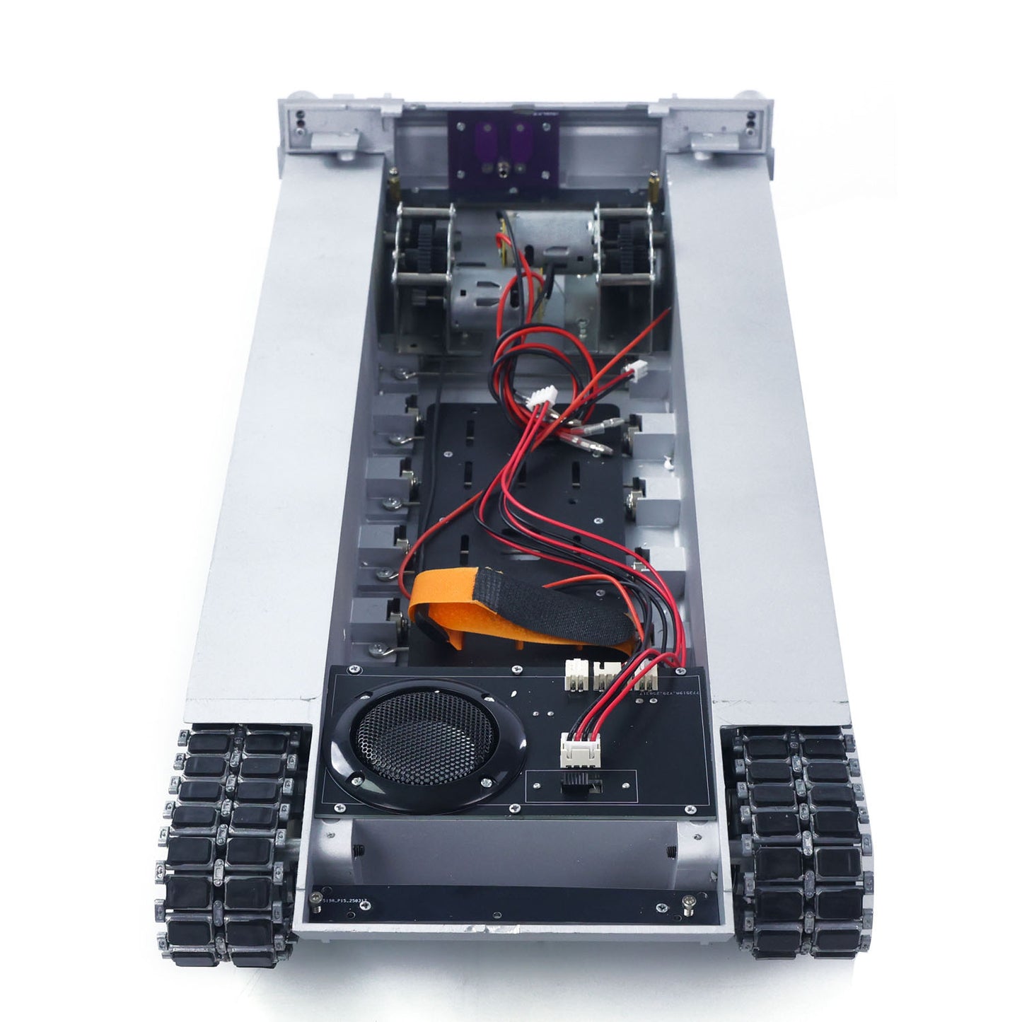 Metal Chassis Driving Gearbox Idlers Drive Wheels Tracks Speaker Switch for Henglong 1/16 3918 USA Abrams M1A2 RC Tank Model