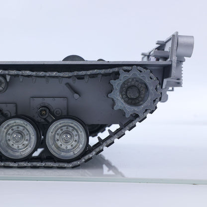 Metal Chassis Driving Gearbox Idlers Drive Wheels Tracks Speaker Switch for Henglong 1/16 3918 USA Abrams M1A2 RC Tank Model