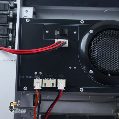 Metal Chassis with Driving Gearbox Road Wheels Speaker Switch for Henglong 1/16 RC Battle Tank USA Abrams M1A2 3918 Model