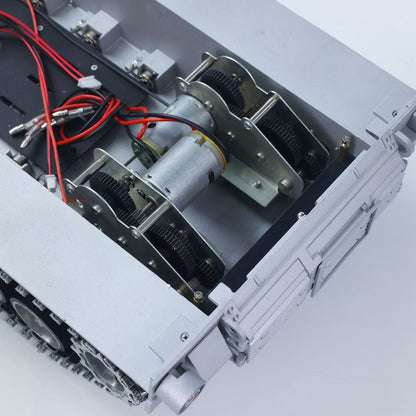 Metal Chassis Driving Gearbox Idlers Drive Wheels Tracks Speaker Switch for Henglong 1/16 3918 USA Abrams M1A2 RC Tank Model