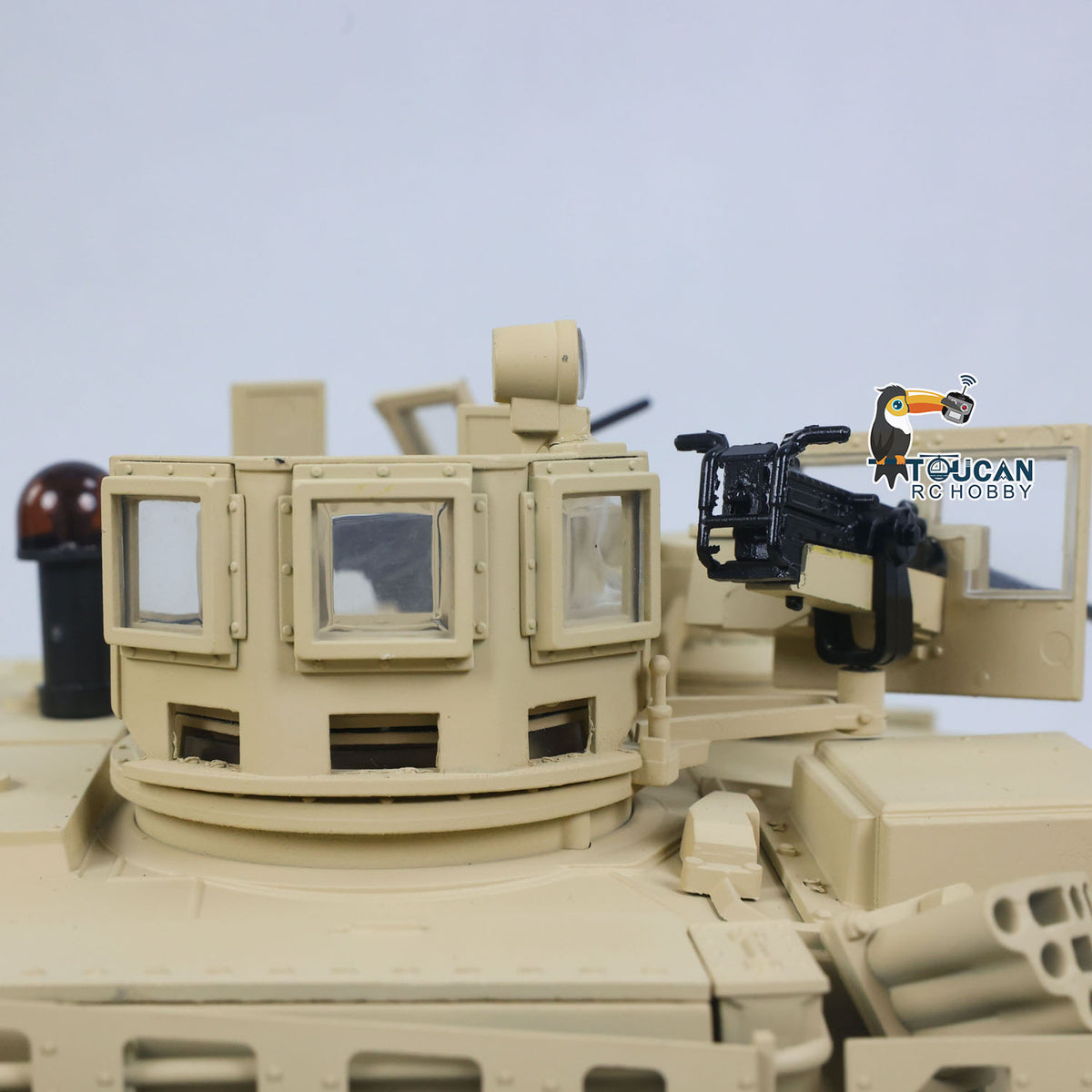 IN Stock TOUCAN 1/16 Full Metal USA Abrams M1A2 RTR RC Tank 3918 TUSK II Dual Flow Gearbox 360 Degrees Turret Barrel Recoil FPV BB IR Smoke