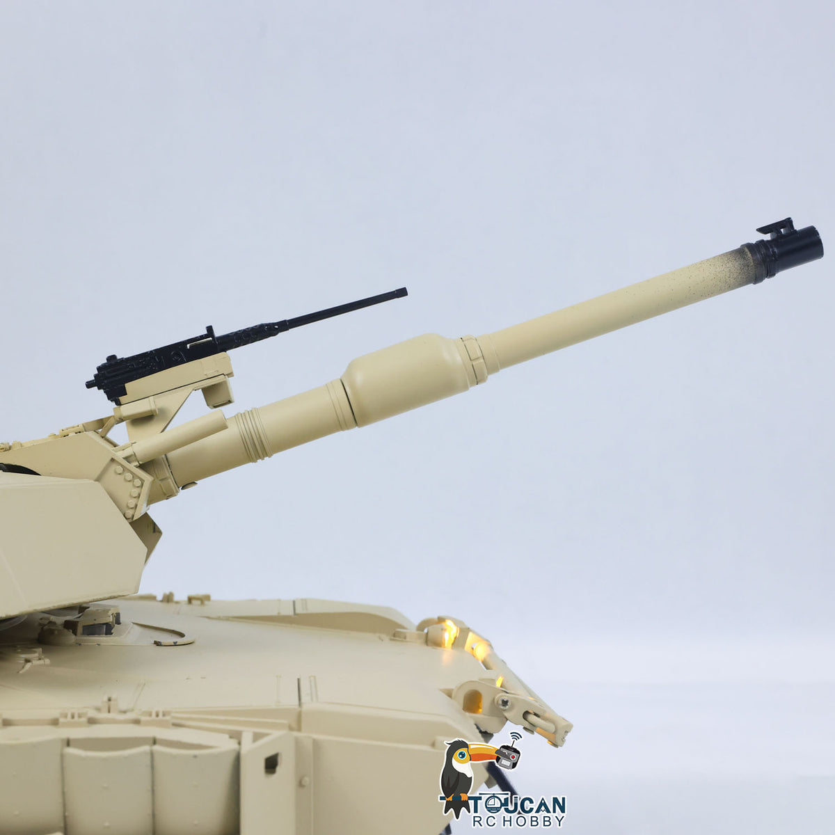 IN Stock TOUCAN 1/16 Full Metal USA Abrams M1A2 RTR RC Tank 3918 TUSK II Dual Flow Gearbox 360 Degrees Turret Barrel Recoil FPV BB IR Smoke