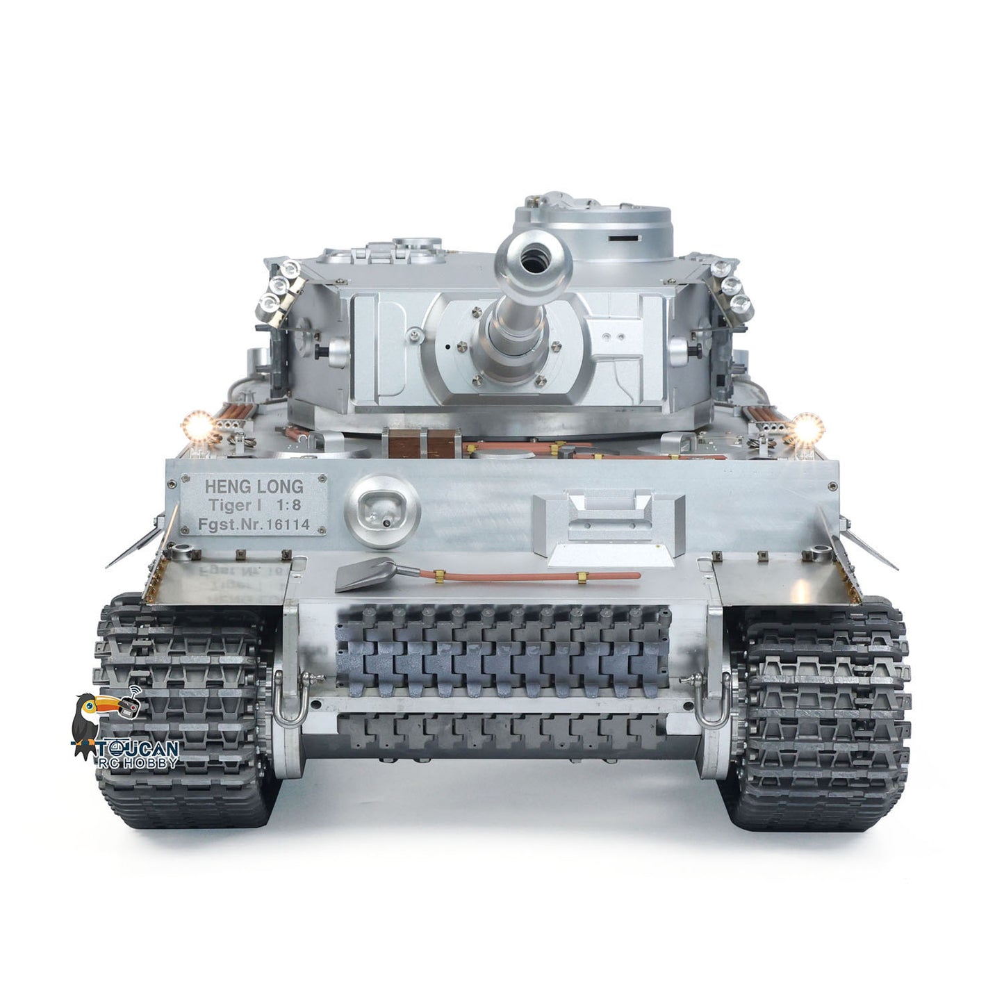Henglong 1/8 Scale Full Metal RC Tank 3818 3918 With 360 Degree Rotating Turret Telescopic Barrel Assembled Military Battle Vehicle