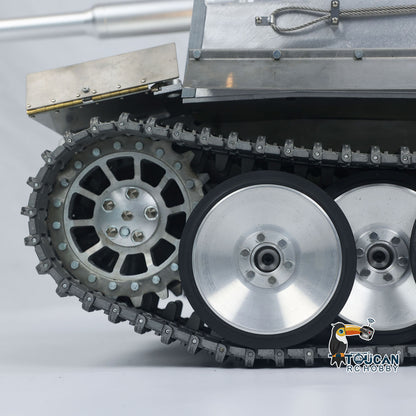 Henglong 1/8 Scale Full Metal RC Tank 3818 3918 With 360 Degree Rotating Turret Telescopic Barrel Assembled Military Battle Vehicle