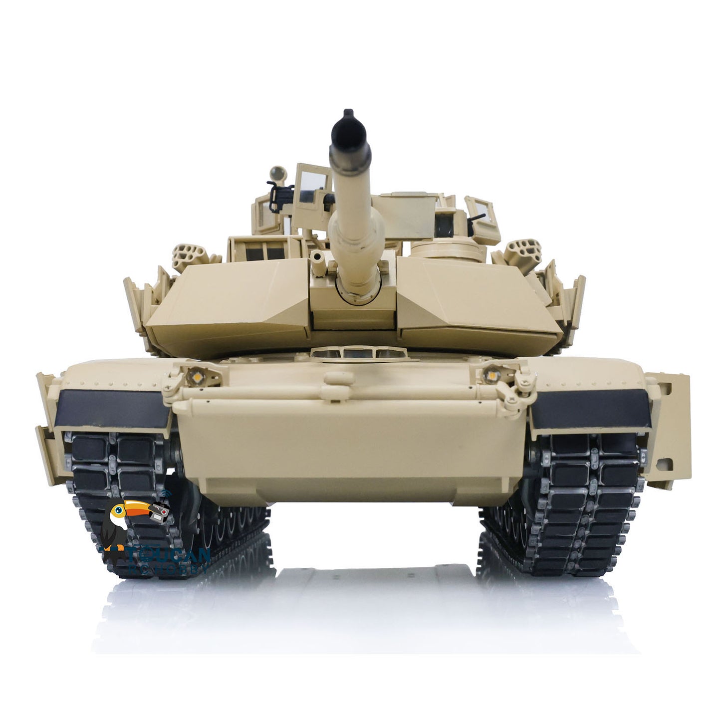 Metal 1/16 Remote Control Military Abrams M1A2 TUSKII 3918 Tank With Dual Flow Rotating Gearbox Barrel Recoil Lifting System