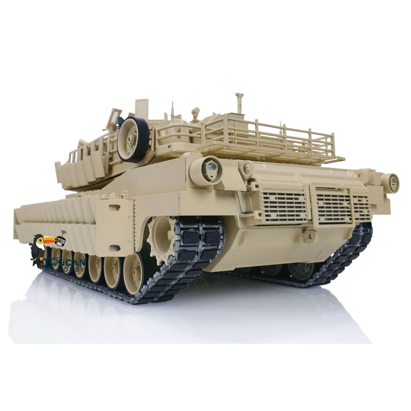 Metal 1/16 Remote Control Military Abrams M1A2 TUSKII 3918 Tank With Dual Flow Rotating Gearbox Barrel Recoil Lifting System