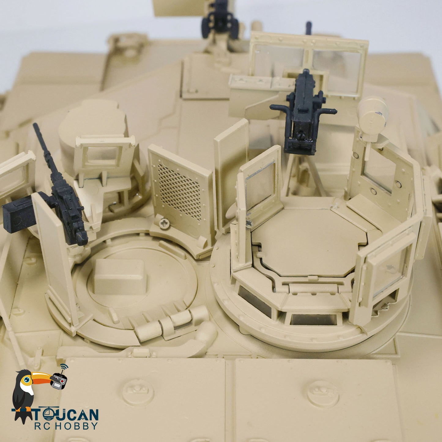 Metal 1/16 Remote Control Military Abrams M1A2 TUSKII 3918 Tank With Dual Flow Rotating Gearbox Barrel Recoil Lifting System