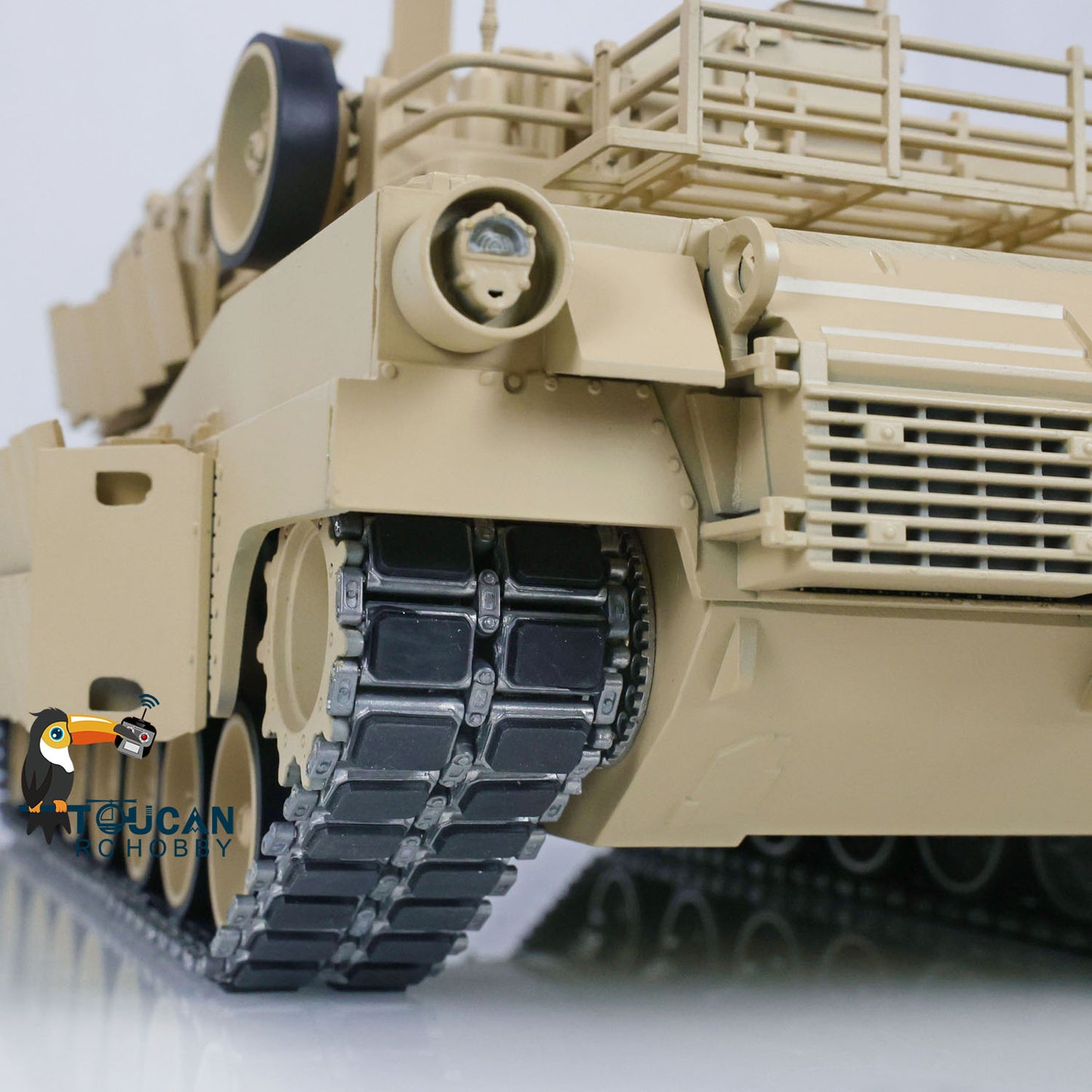 Metal 1/16 Remote Control Military Abrams M1A2 TUSKII 3918 Tank With Dual Flow Rotating Gearbox Barrel Recoil Lifting System