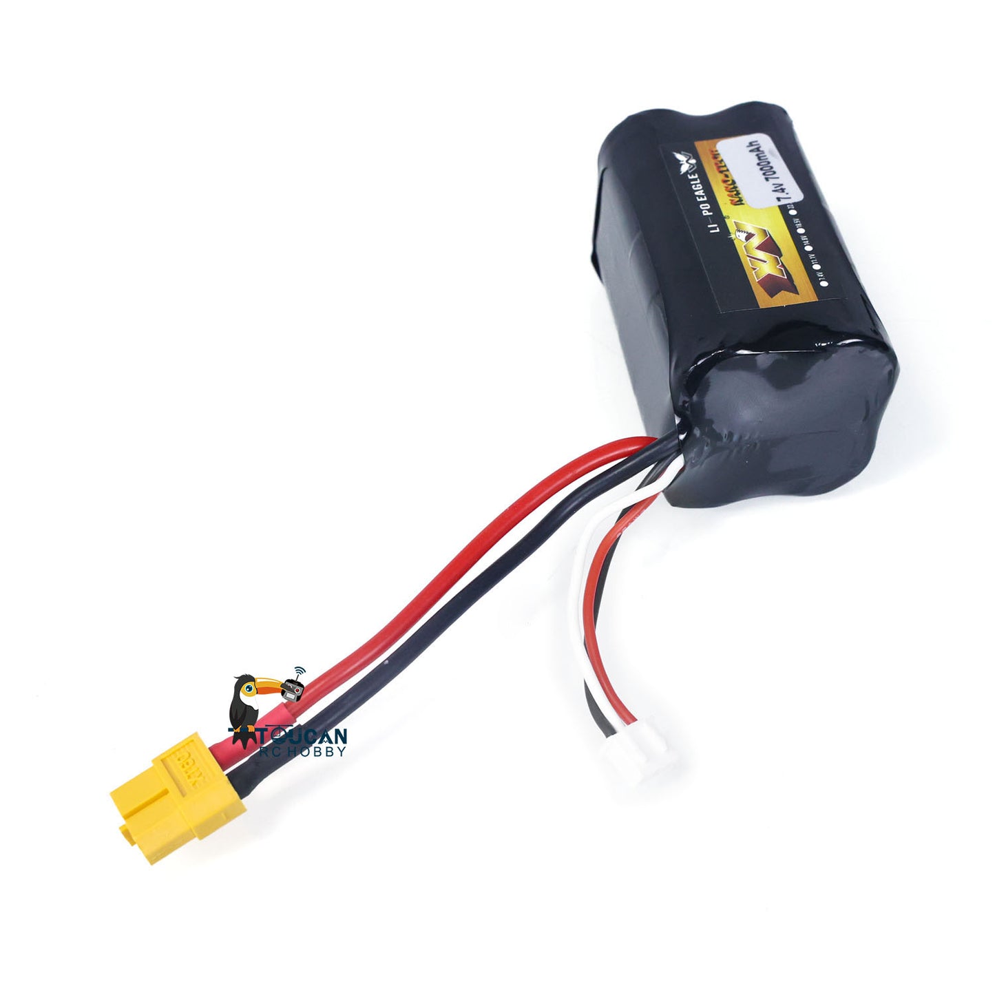 7.4V Li-polymer Battery 7000mAh for Heng Long 1/16 RC Tank Remote Control T72 T90 Military Model