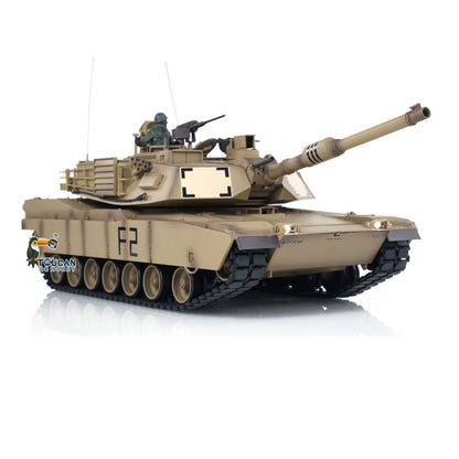 Henglong 1:16 Scale 2.4Ghz 7.0 USA M1A2 Abrams RTR RC Tank 3918 Model 340 Turret 1800MAH Battery Charger For Collections