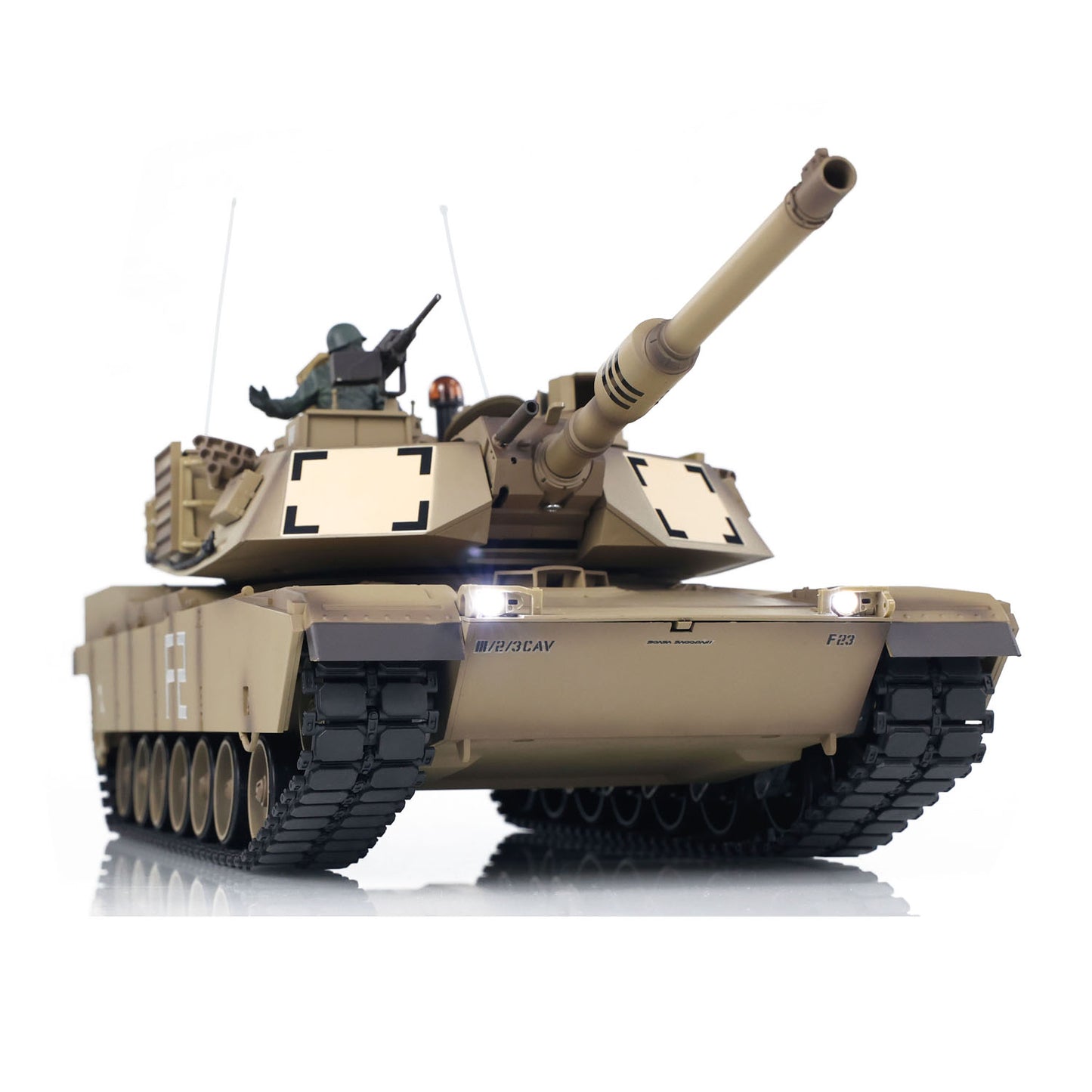 Henglong 1/16 7.0 Plastic M1A2 Abrams 3918 Leopard2A6 3889 RTR RC Tank BB Infrared Combat Smoke Barrel Recoil Sound Light System