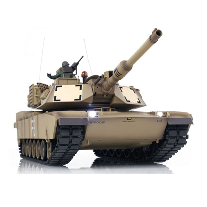 Henglong 1/16 7.0 Plastic M1A2 Abrams 3918 Leopard2A6 3889 RTR RC Tank BB Infrared Combat Smoke Barrel Recoil Sound Light System