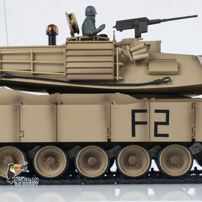 Henglong 1:16 Scale 2.4Ghz 7.0 USA M1A2 Abrams RTR RC Tank 3918 Model 340 Turret 1800MAH Battery Charger For Collections