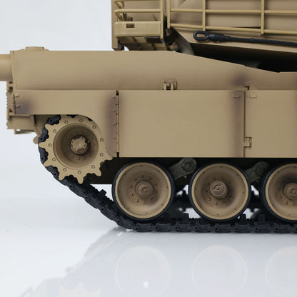 Henglong 1/16 7.0 Plastic M1A2 Abrams 3918 Leopard2A6 3889 RTR RC Tank BB Infrared Combat Smoke Barrel Recoil Sound Light System