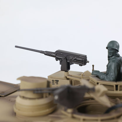 2.4Ghz Henglong 1/16 7.0 Plastic Ver M1A2 Abrams 3918 RTR RC Tank Remote Control Military Vehicle BB IR Smoke Sound Light Metal Barrel