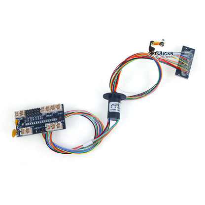 18 Units Electric Slip Ring For 1/16 RC Tank Model Installed TK16 Main Board Modify Turret 360 Degrees Rotation Upgrade Spare Part