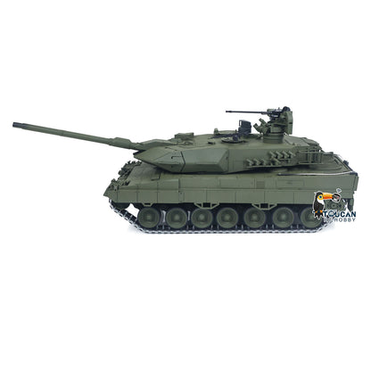 TOUCAN 1/16 Metal 3889 German Leopard A6 RTR RC Tank 360 Degree Turret Electric Periscope Barrel Recoil Smoke Metal Road Drive Idler Wheels