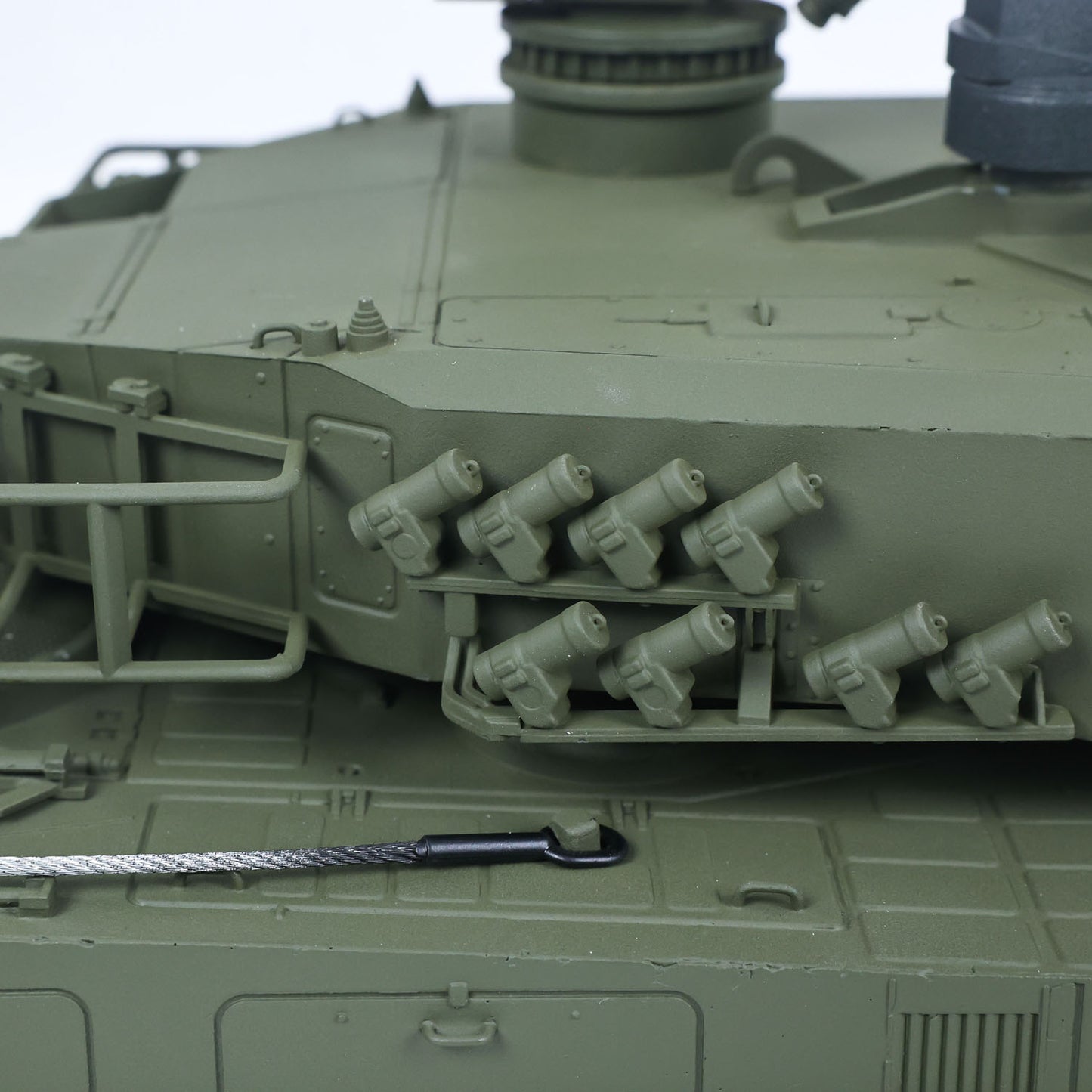 TOUCAN 1/16 Metal 3889 German Leopard A6 RTR RC Tank 360 Degree Turret Electric Periscope Barrel Recoil Smoke Metal Road Drive Idler Wheels