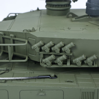 TOUCAN 1/16 Metal 3889 German Leopard A6 RTR RC Tank 360 Degree Turret Electric Periscope Barrel Recoil Smoke Metal Road Drive Idler Wheels