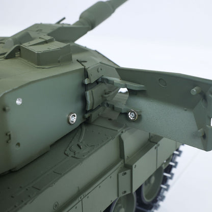 TOUCAN 1/16 Metal 3889 German Leopard A6 RTR RC Tank 360 Degree Turret Electric Periscope Barrel Recoil Smoke Metal Road Drive Idler Wheels