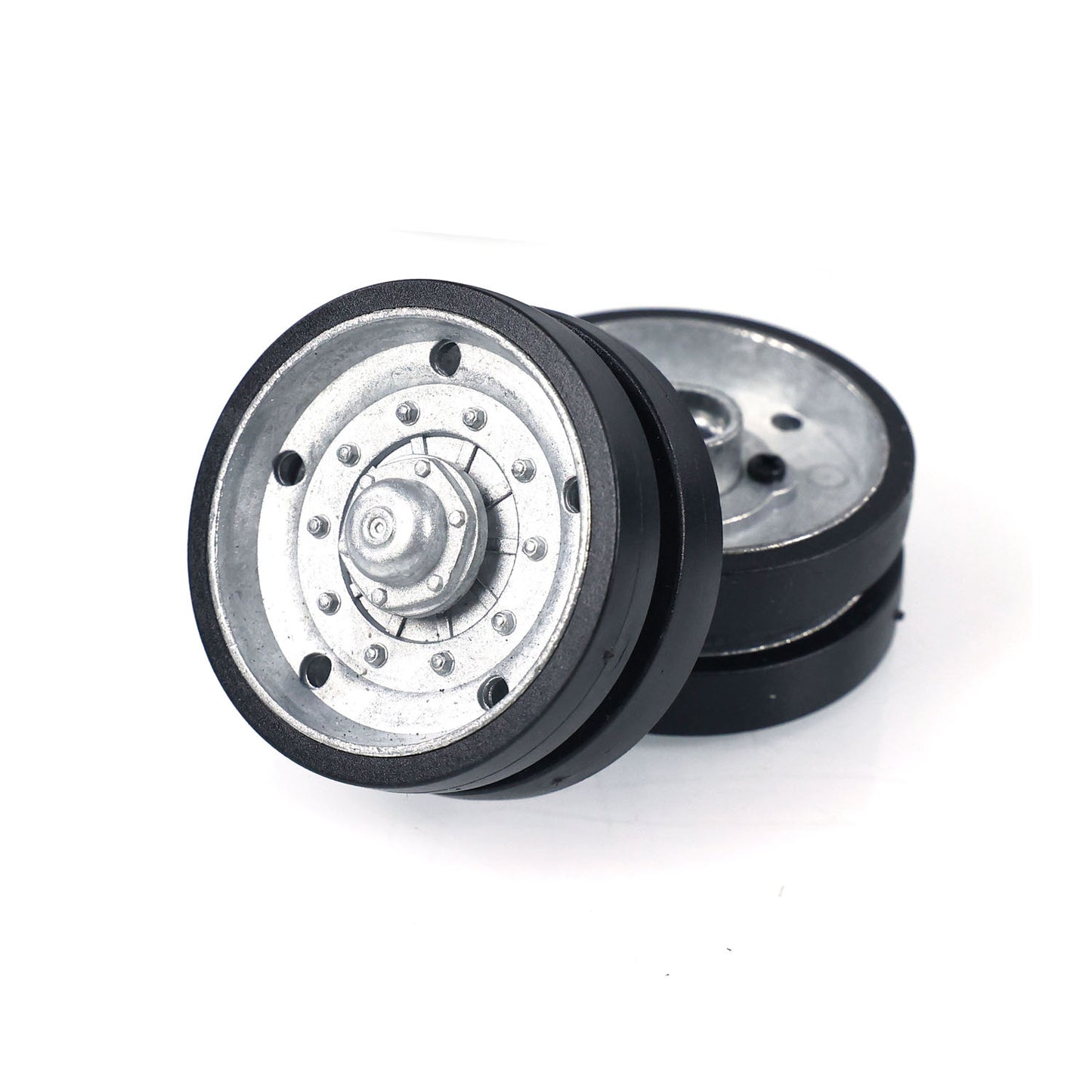 Metal Road Wheels Bearing Cap Tracks for Henglong 1/16 3958 IDF Merkava MK IV RC Tank Vehicle Model Upgraded Accessories