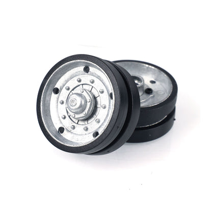 Metal Road Wheels Bearing Cap Tracks for Henglong 1/16 3958 IDF Merkava MK IV RC Tank Vehicle Model Upgraded Accessories