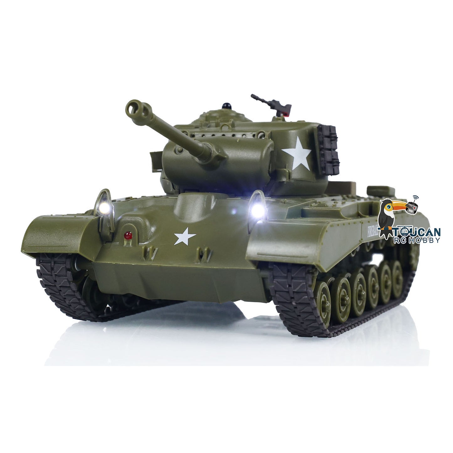 Heng Long 1/30 RC Plastic Tank Pershing 3838 M26 3898 M4A3 2.4G With Infrared Combating System Battle Tank Vehicle Model