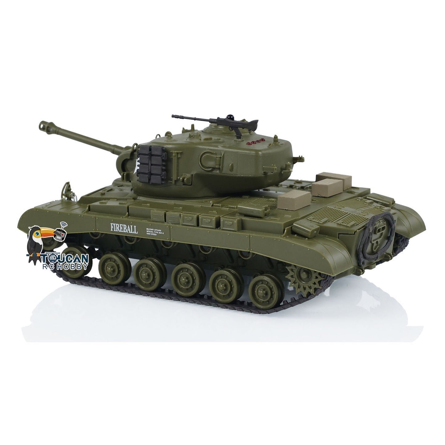 Heng Long 1/30 RC Plastic Tank Pershing 3838 M26 3898 M4A3 2.4G With Infrared Combating System Battle Tank Vehicle Model