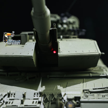 TOUCAN 1/16 Metal 3889 German Leopard A6 RTR RC Tank 360 Degree Turret Electric Periscope Barrel Recoil Smoke Metal Road Drive Idler Wheels