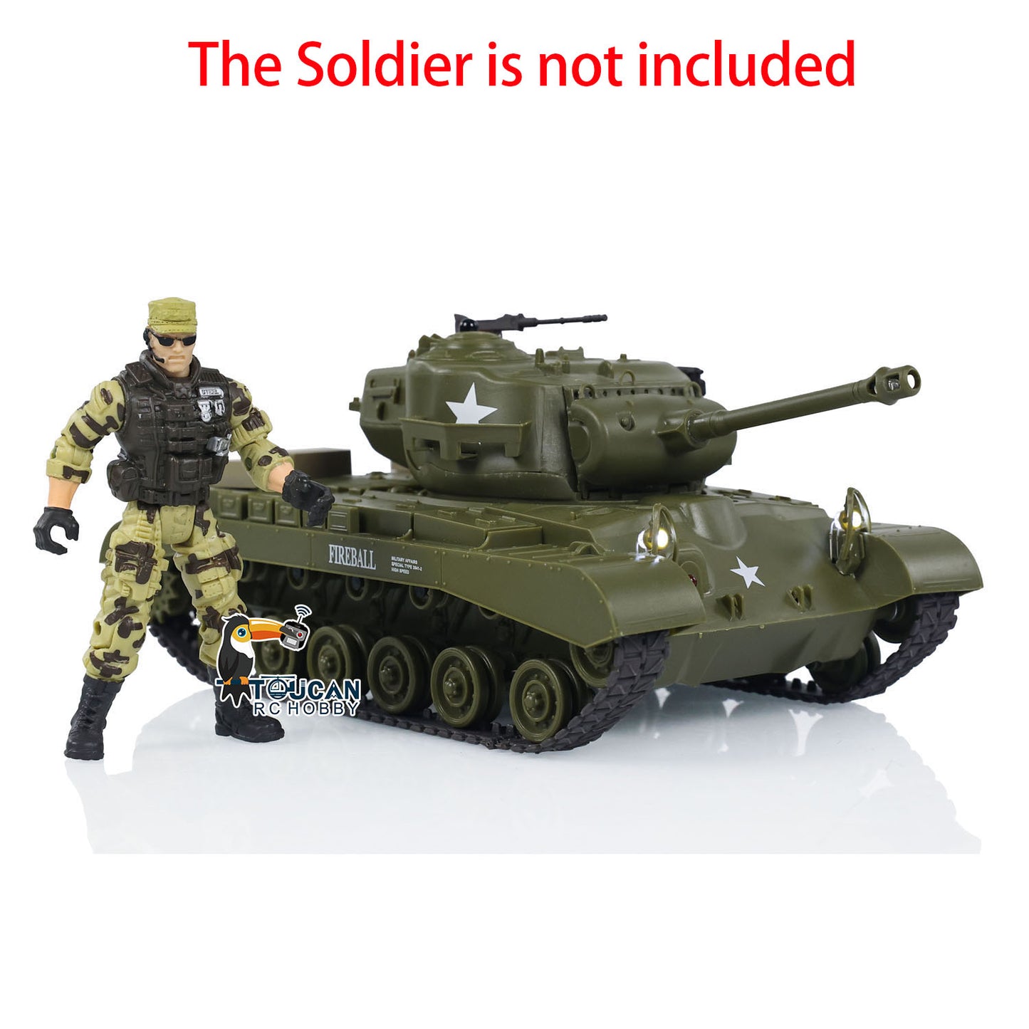 Heng Long 1/30 RC Plastic Tank Pershing 3838 M26 3898 M4A3 2.4G With Infrared Combating System Battle Tank Vehicle Model