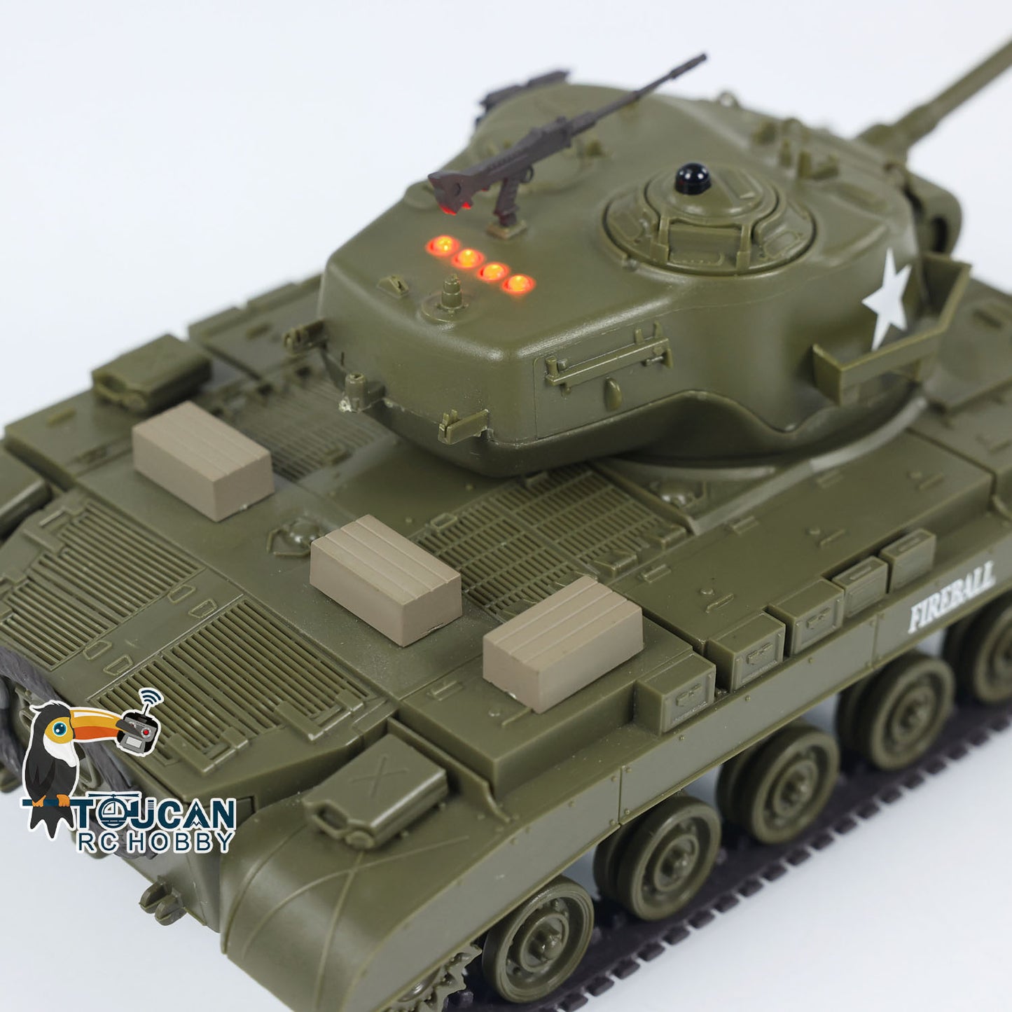 Heng Long 1/30 RC Plastic Tank Pershing 3838 M26 3898 M4A3 2.4G With Infrared Combating System Battle Tank Vehicle Model