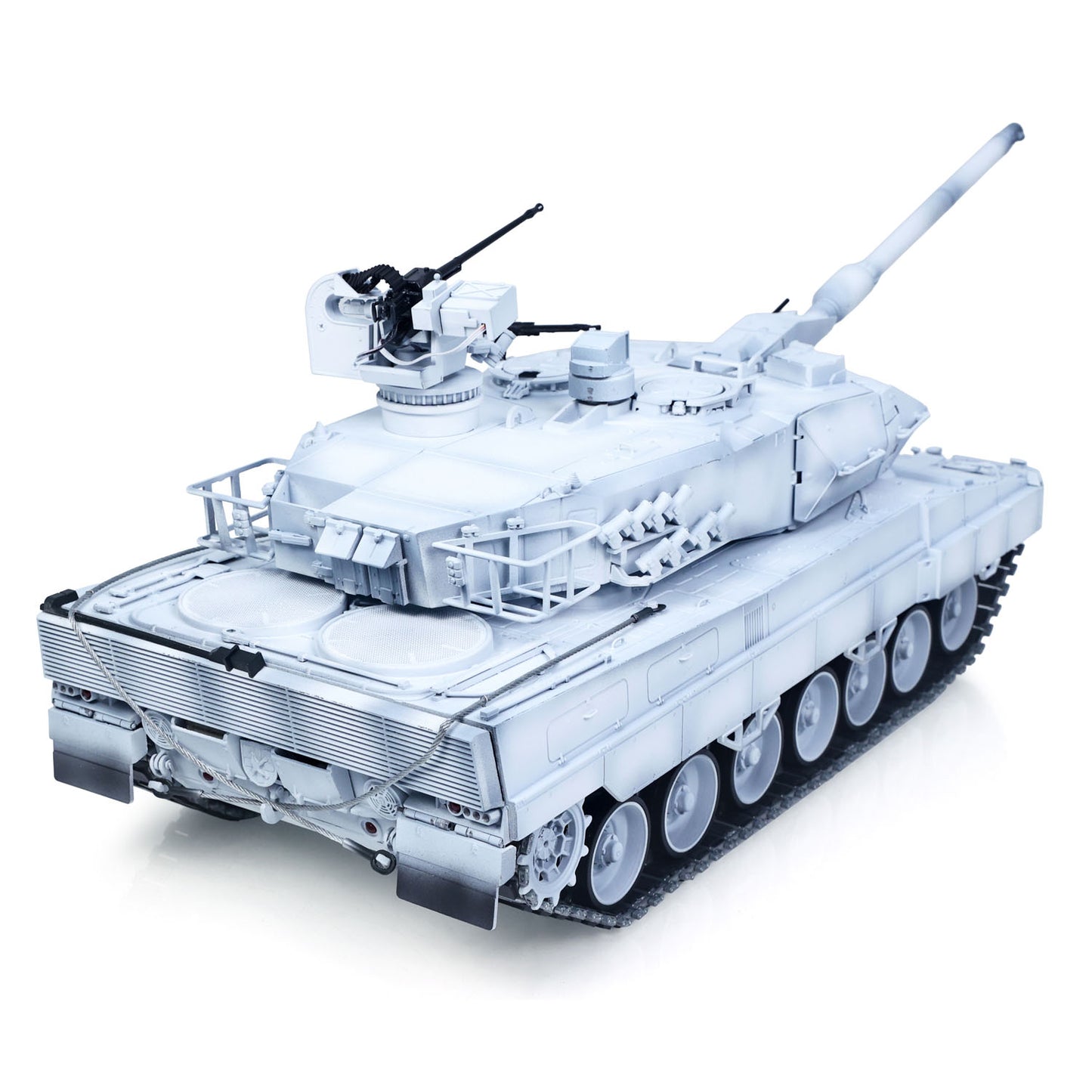 TOUCAN 1/16 Metal 3889 German Leopard A6 RTR RC Tank 360 Degree Turret Electric Periscope Barrel Recoil Smoke Metal Road Drive Idler Wheels
