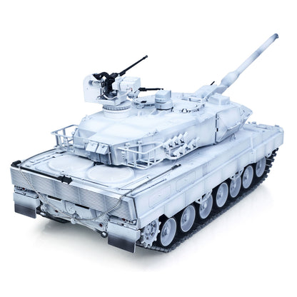 TOUCAN 1/16 Metal 3889 German Leopard A6 RTR RC Tank 360 Degree Turret Electric Periscope Barrel Recoil Smoke Metal Road Drive Idler Wheels