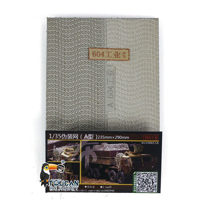1/35 Camouflage Net for Heng Long 1/16 3908 3818 3949 RC Tank Abrams KV-2 Tiger I Challenger II Radio Control Military Model Accessories