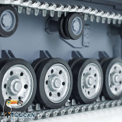 Henglong 1/16 Snow 7.0 Customized Panzer III L RTR RC Tank 3848 Metal Tracks Road Wheels 360 Degree Turret Rotation Infrared Combating System
