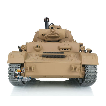 Henglong 1/16 7.0 FPV Customized Panzer IV F2/Panzer IV F RTR RC Tank 3859 Metal Track Driving Wheel 360 Degree Turret Rotation Infrared Combating System