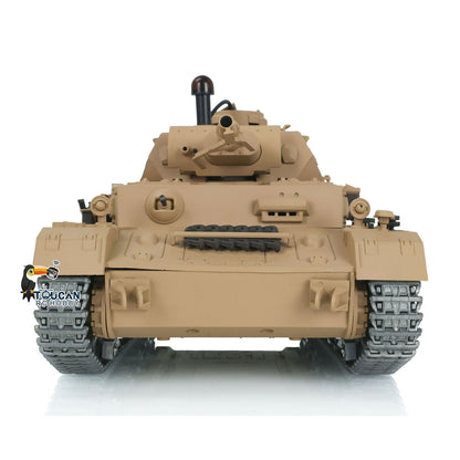 Henglong 1/16 7.0 FPV Customized Panzer IV F2/Panzer IV F RTR RC Tank 3859 Metal Track Driving Wheel 360 Degree Turret Rotation Infrared Combating System