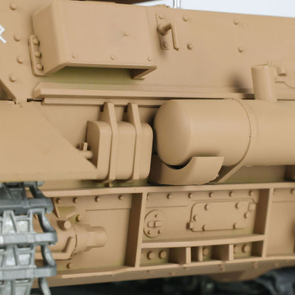 Henglong 1/16 2.4G 7.0 Customized 3858 Panzer IV F RTR RC Tank 360 Degree Turret Smoke IR BB Metal Tracks Drive Idler Road Wheels Gearbox Tracks